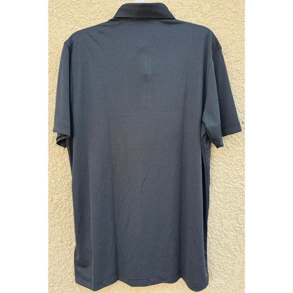 Adidas Golf Polo Black Gray Men's Medium NWT